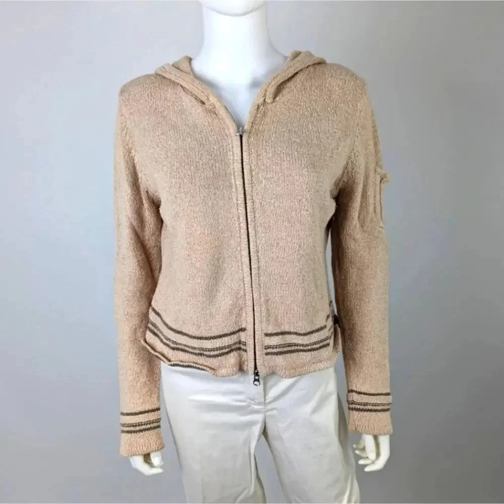Woolrich Zip Up Hooded Sweater / Medium